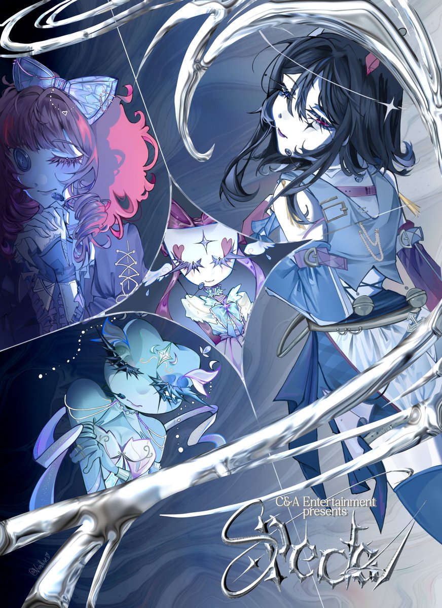 vxnillove's tweet image. ✧
Presenting my idol AU! I had fun making this 
#pomni #Ragatha  #gangle #ribbit #TheAmazingDigitalCricus  #TADC