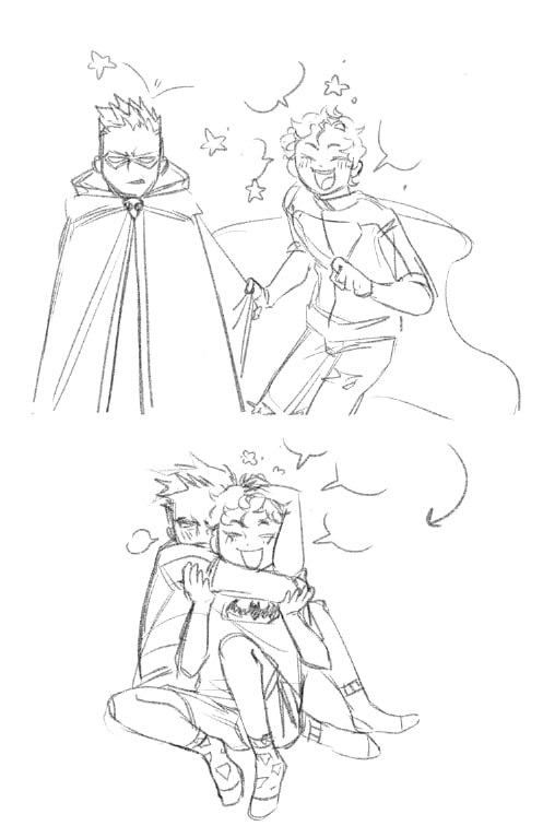 two silly bbs #jondami #supersons #JonathanKent #DamianWayne #DC