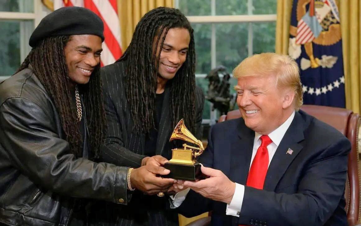 Finally a good use for Milli Vanilli's Grammy.
