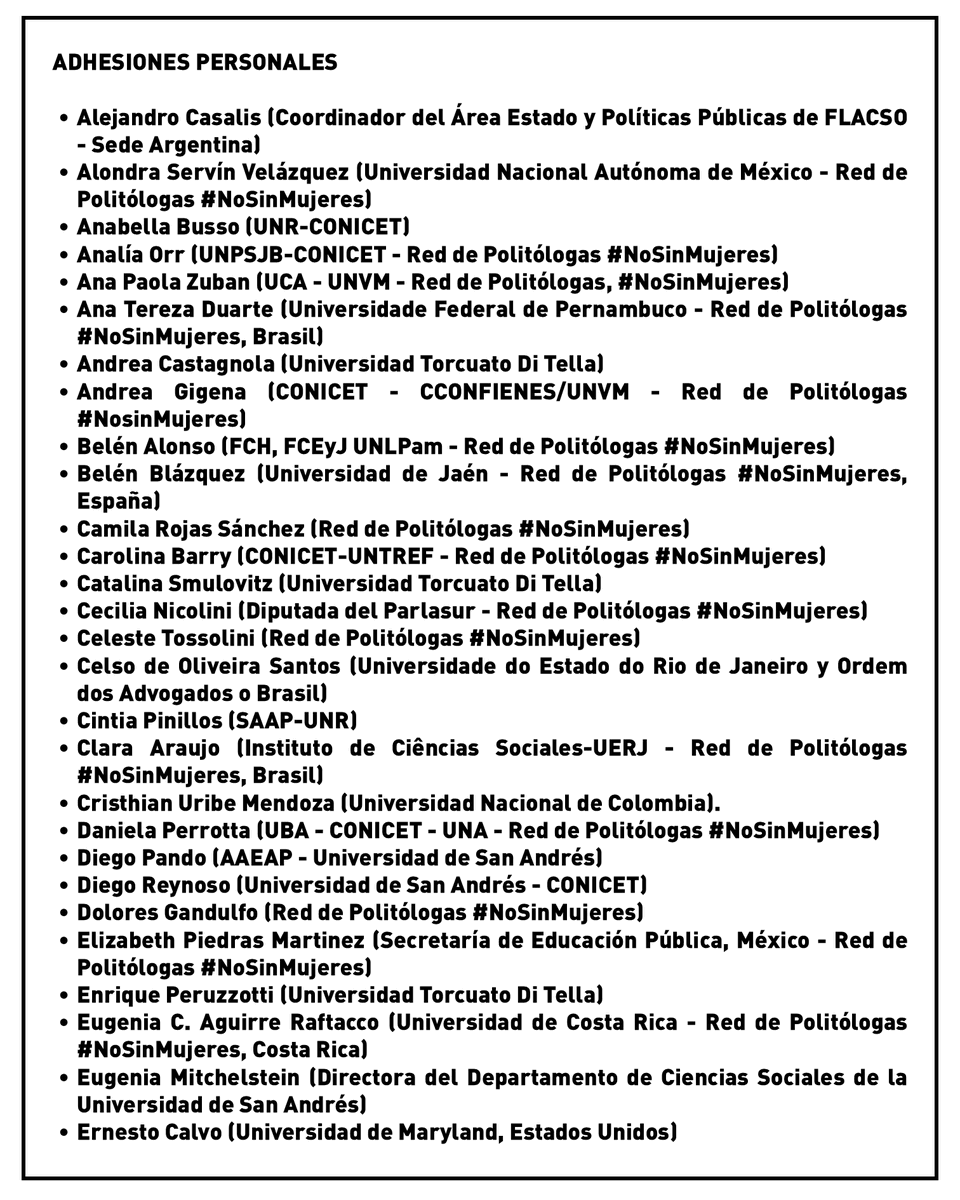 RedSAAP's tweet image. Compartimos un primer listado con las personas que adhieren al documento. Próximamente, publicaremos un nuevo listado con las adhesiones que se están sumando.