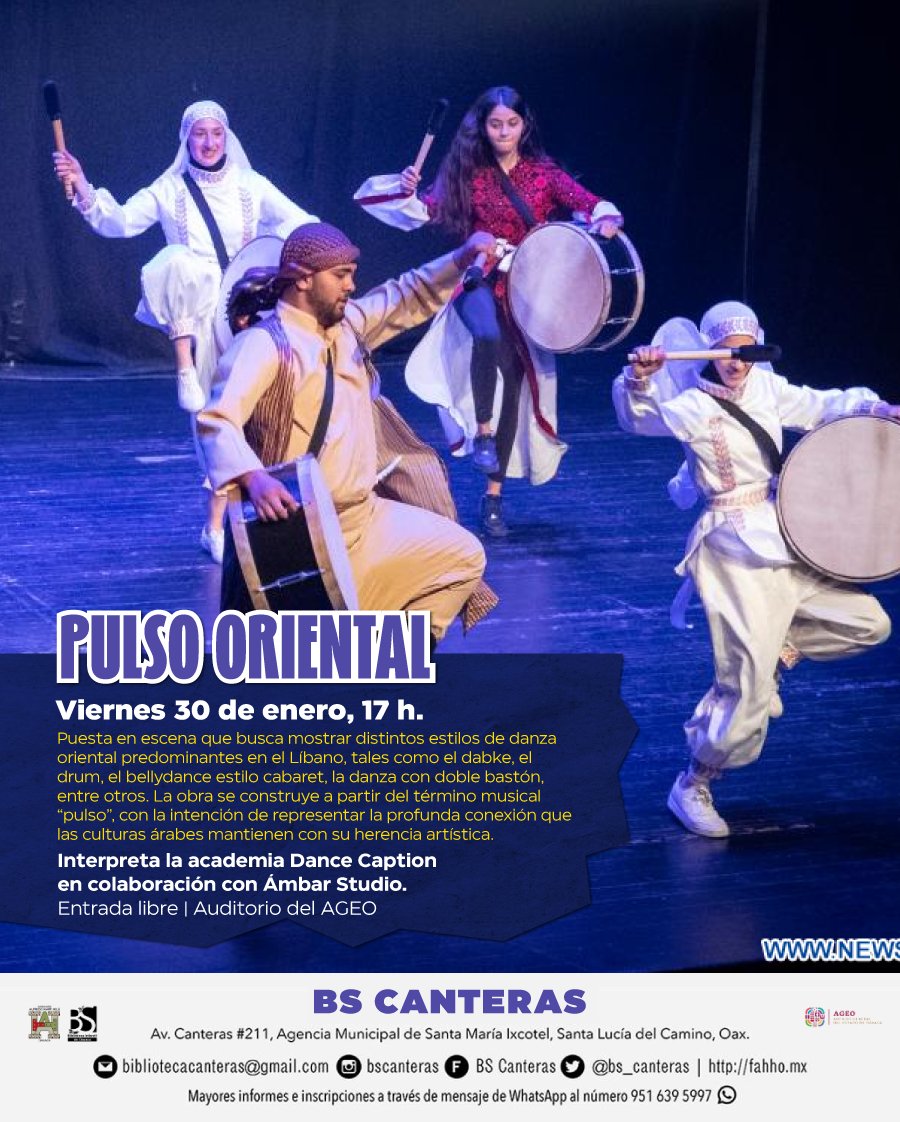 ¡Vive la esencia del Líbano con "Pulso Oriental"! ✨
Te invitamos a una puesta en escena única donde la danza y la tradición se encuentran. Acompaña a la academia Dance Caption y Ambar Studio.
#FAHHporMéxico #FAHHO #FAHHporlainfancia #BScanteras @fundacionahho