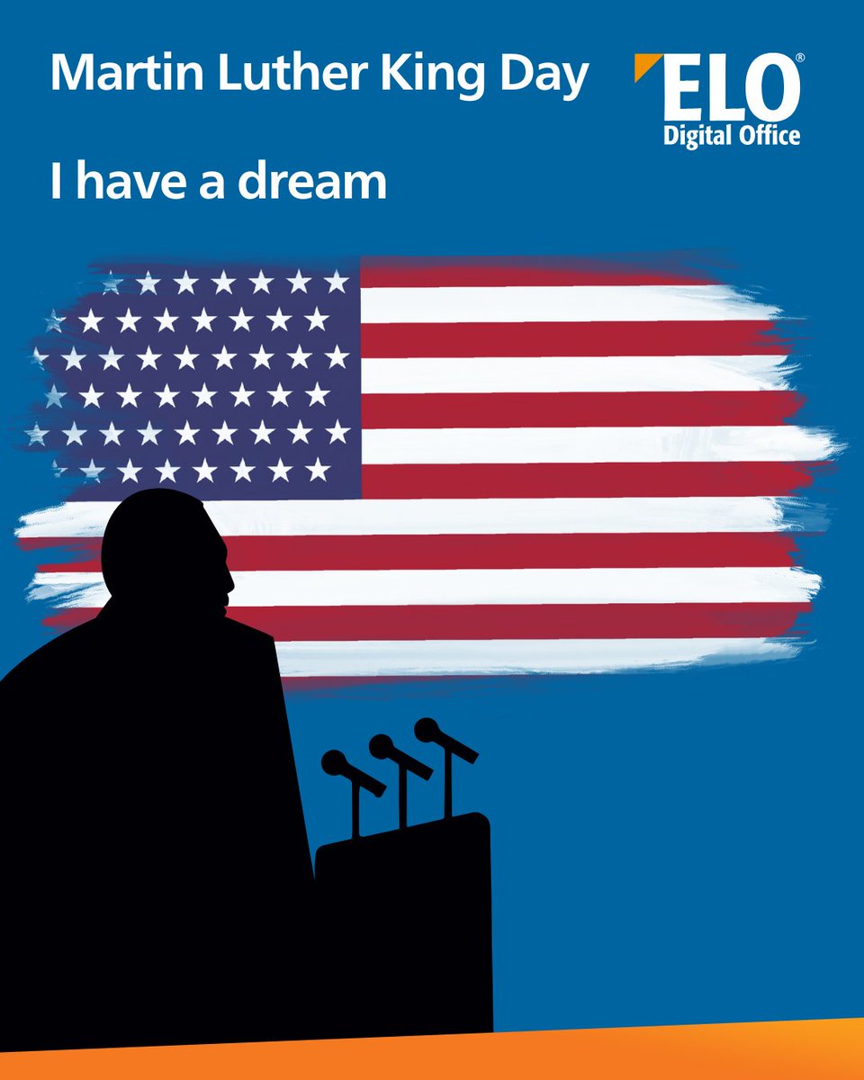 elo_usa's tweet photo. Today, we honor Dr. Martin Luther King Jr., whose vision of equality and unity continues to inspire us. His legacy reminds us that courage and collaboration drive lasting change.

#MLKDay #ELODigital #InnovationForChange https://t.co/qlp6c7FPjL