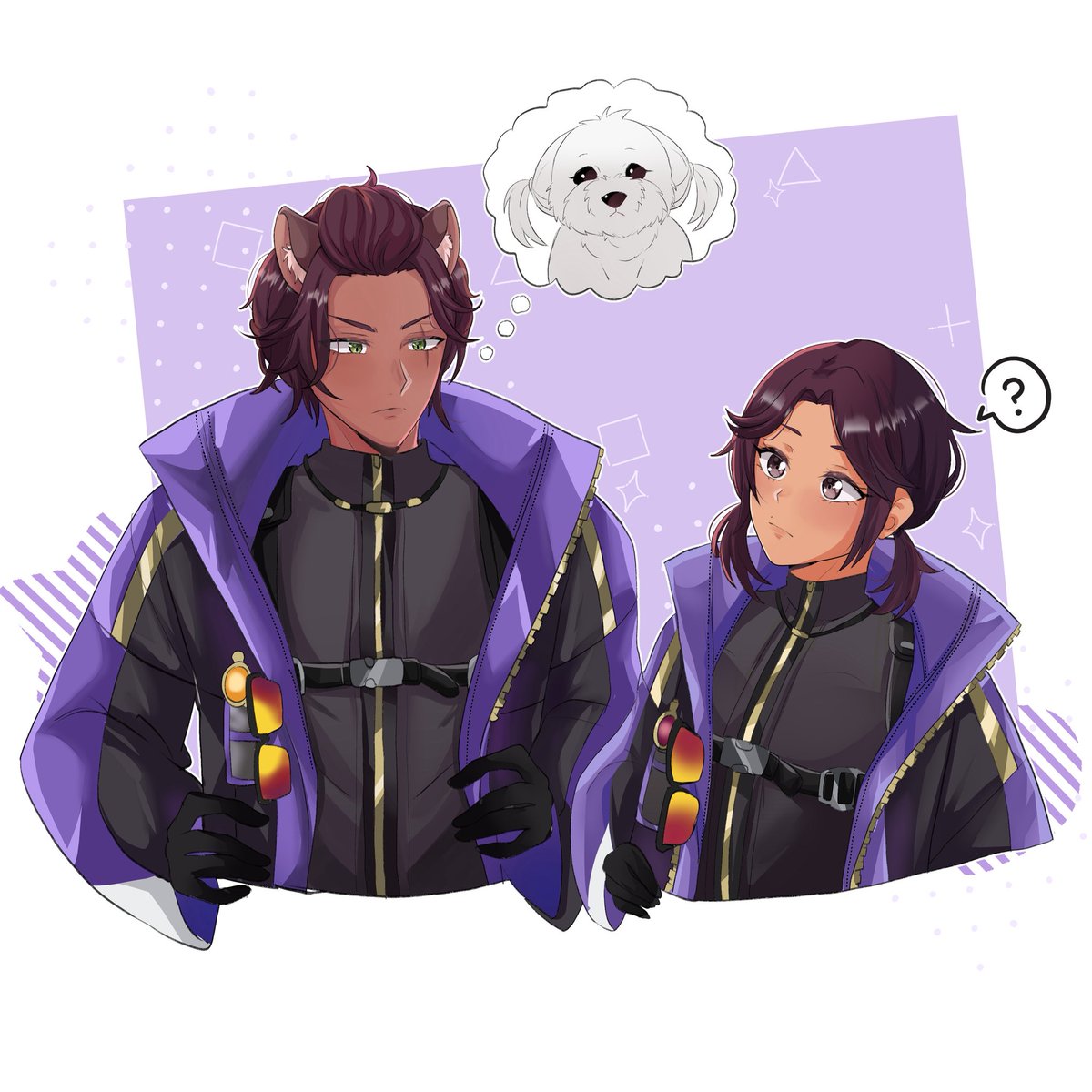 A0BASAI's tweet image. ✧˖° 🦁🪷 °˖✧

2 DAYS until their anniversary ❤️
reposting their first meeting together!

art by Kyara_3bimuu 
#twstプラス #twst夢 #twstyume #yumetwst