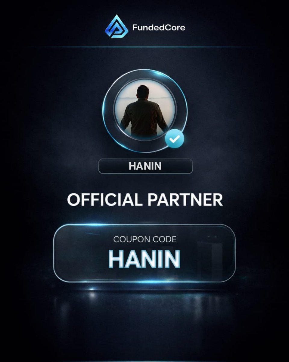 ANNOUNCEMENT 📢
I’m excited to announce that I am an Official Partner of <a href="/FundedCore/">FundedCore</a> ✅
Do you want to get a funded trading account and trade with large capital without using your own money? 
👉 Use COUPON CODE: HANIN 
🧐 Don’t miss out 
LINK: fundedcoredashboard.propaccount.com/challenges?aff…