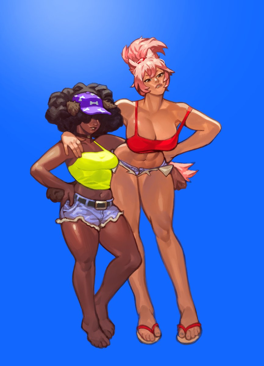 cromafterdark's tweet image. cool ladies
