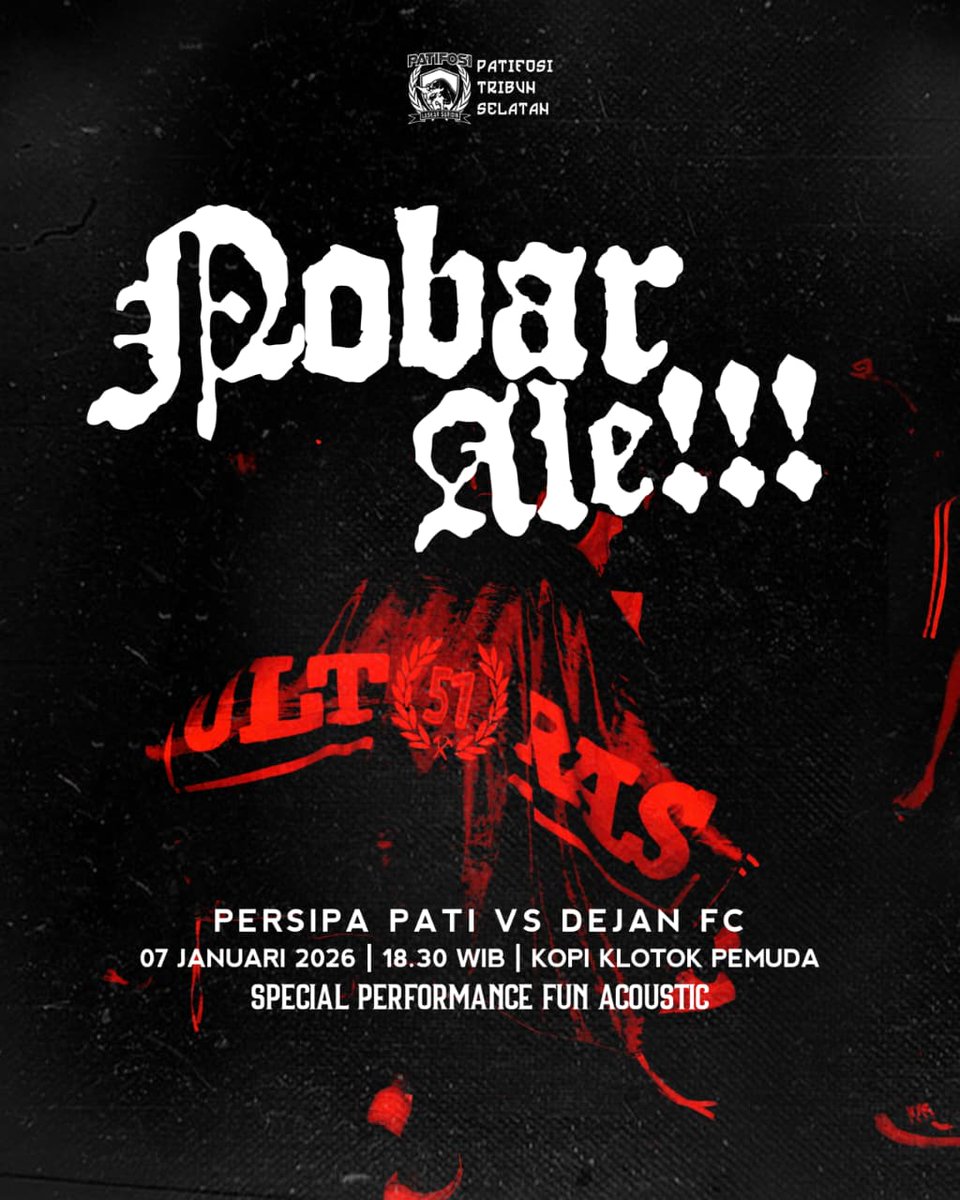 NONTON BARENG! 

datang dan berikan doa untuk kebanggaan kita! 
#persipaday #kopiklotokpemuda