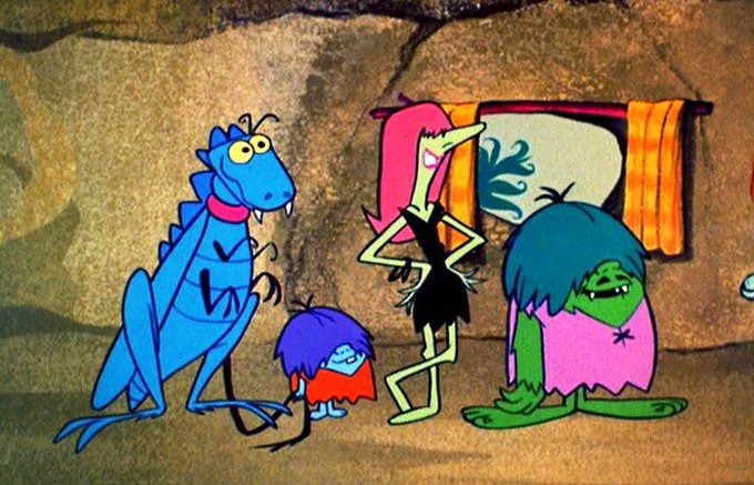 The Gruesomes were underrated special guests on The Flintstones.