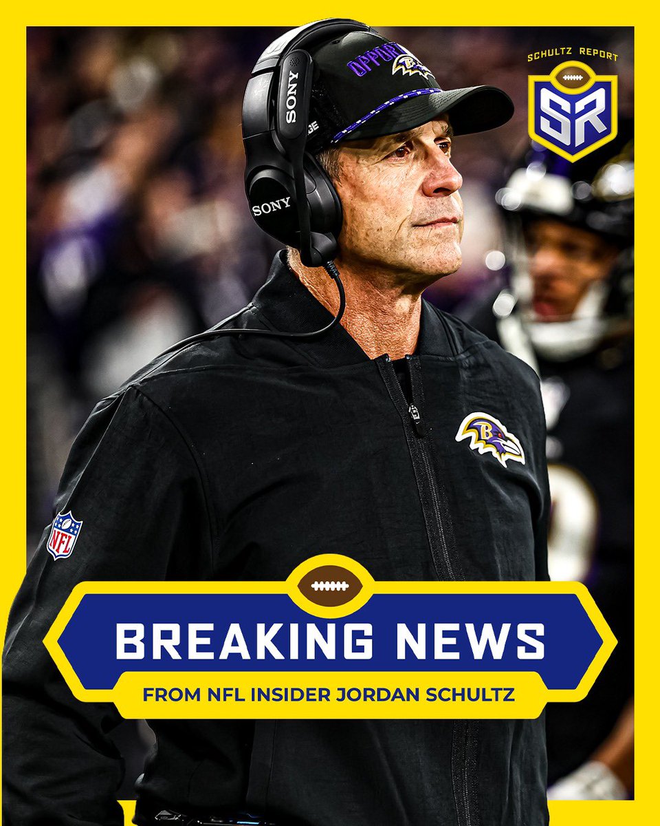 Schultz_Report's tweet image. BREAKING: The #Ravens and HC John Harbaugh have mutually agreed to part ways, multiple sources tell me.

Harbaugh, who helped guide the Ravens to a Super Bowl title in 2012, won nearly 300 games during his outstanding 18-year tenure. A massive shakeup in Baltimore.