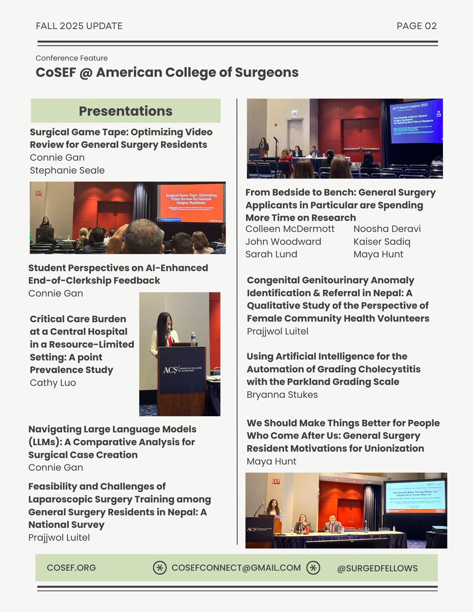 Collaboration of Surgical Education Fellows tweet media