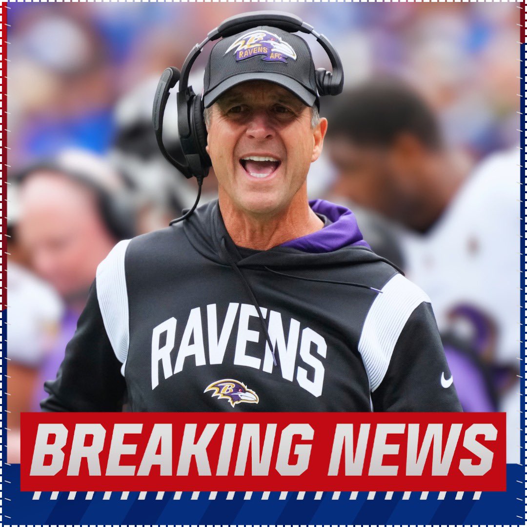 MySportsUpdate's tweet image. BREAKING: The #Ravens are moving on from HC John Harbaugh, per @AdamSchefter.

It’s over after 18 years.