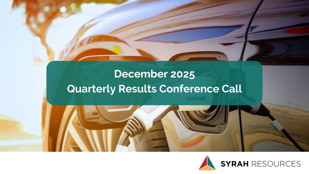 Syrah Resources tweet media