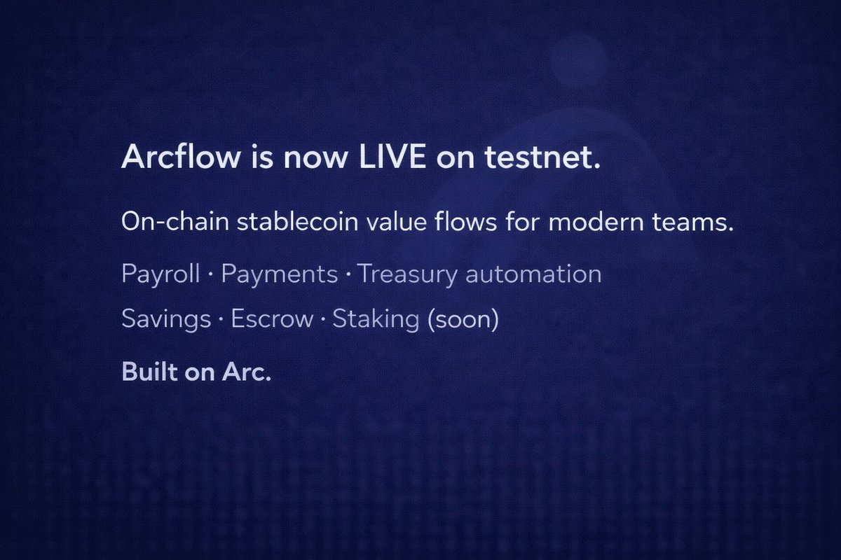 ArcFlow tweet media