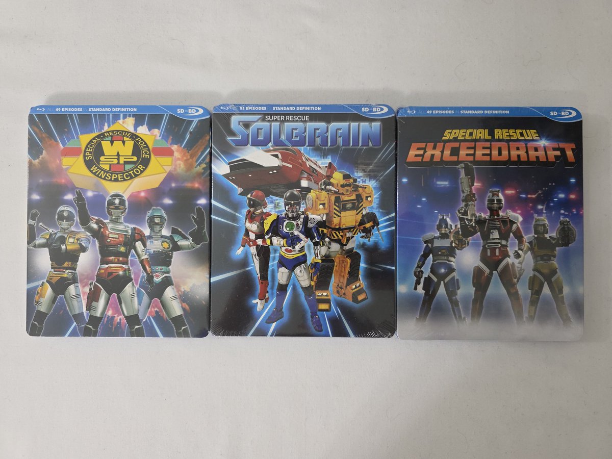 razzle1337's tweet image. ⚡ Giveaway! ⚡️

Repost + Like + Follow to win the Winspector + Solbrain + Exceedraft Metal Hero trilogy on SDBD!

USA Only! Winner chosen 1/11!