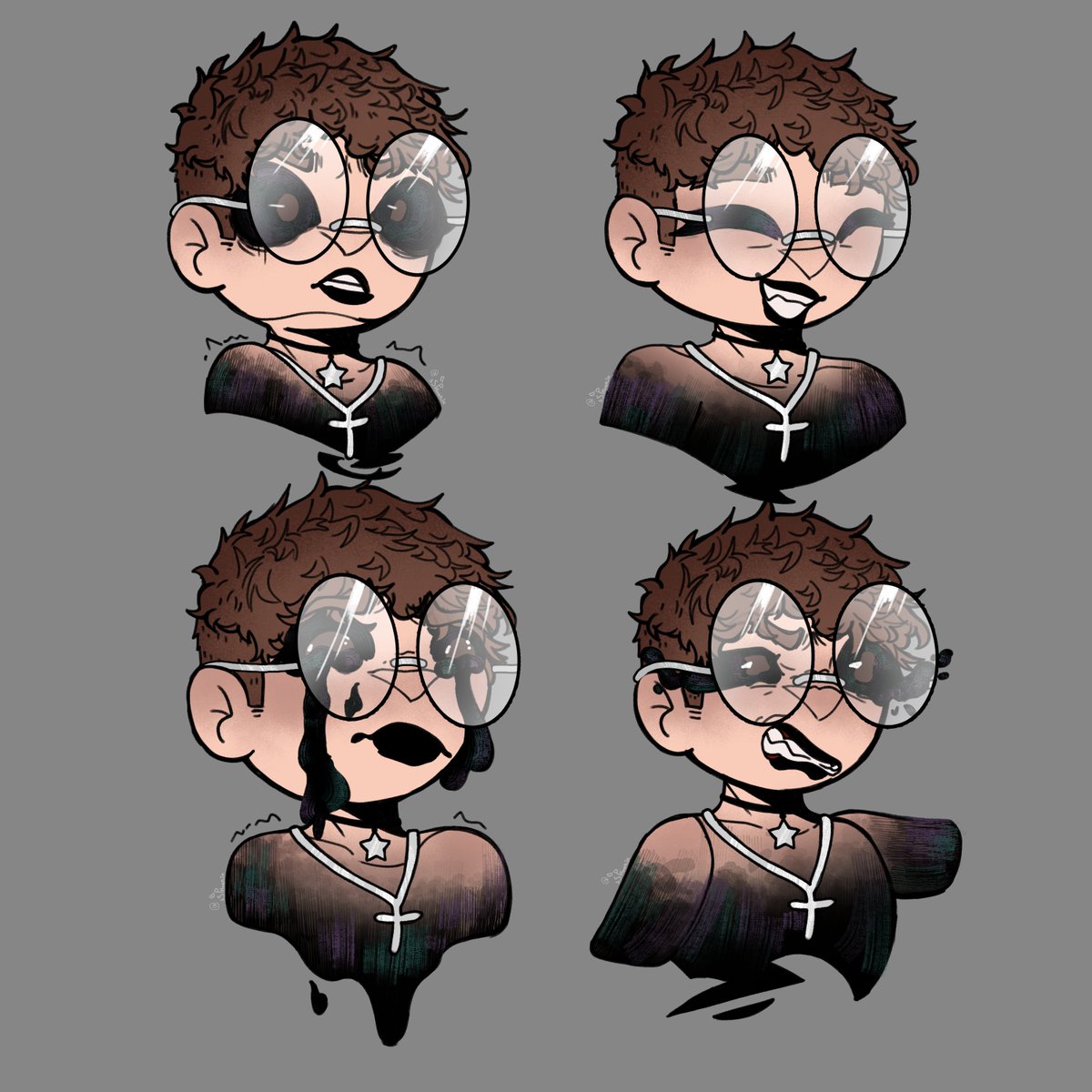 sSugarPhoenix's tweet photo. irst expression sheet commission! :D i had a lot of fun working on this, definitely want to practice more expressions in the future!
#art #digitalart #fyp #expressionsheet #commission #commissionsopen https://t.co/neDoEQspnW