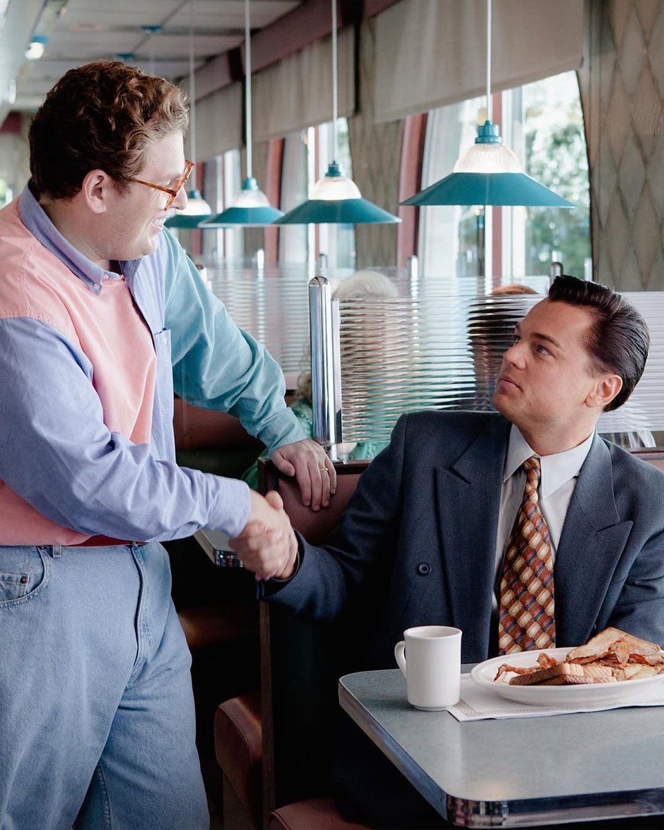 AlexTran677026's tweet image. Jonah Hill only took $60,000 for his role in “The Wolf of Wall Street” because he desperately wanted to work with director Martin Scorsese - meanwhile Leonardo DiCaprio made $10 million. 💰

“It was the lowest amount of money possible. That was their offer, and I said, ‘Sign the…