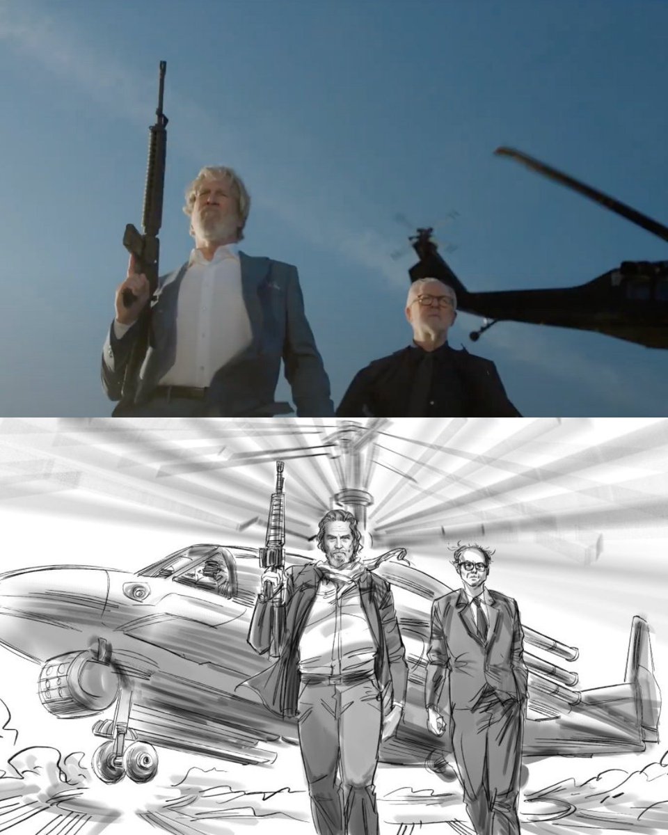 FamousFrames's tweet image. Famous Frames artist Jingjing Cao created these storyboards for the teaser trailer of The Old Man, the FX drama thriller that follows Dan Chase, a former CIA operative.