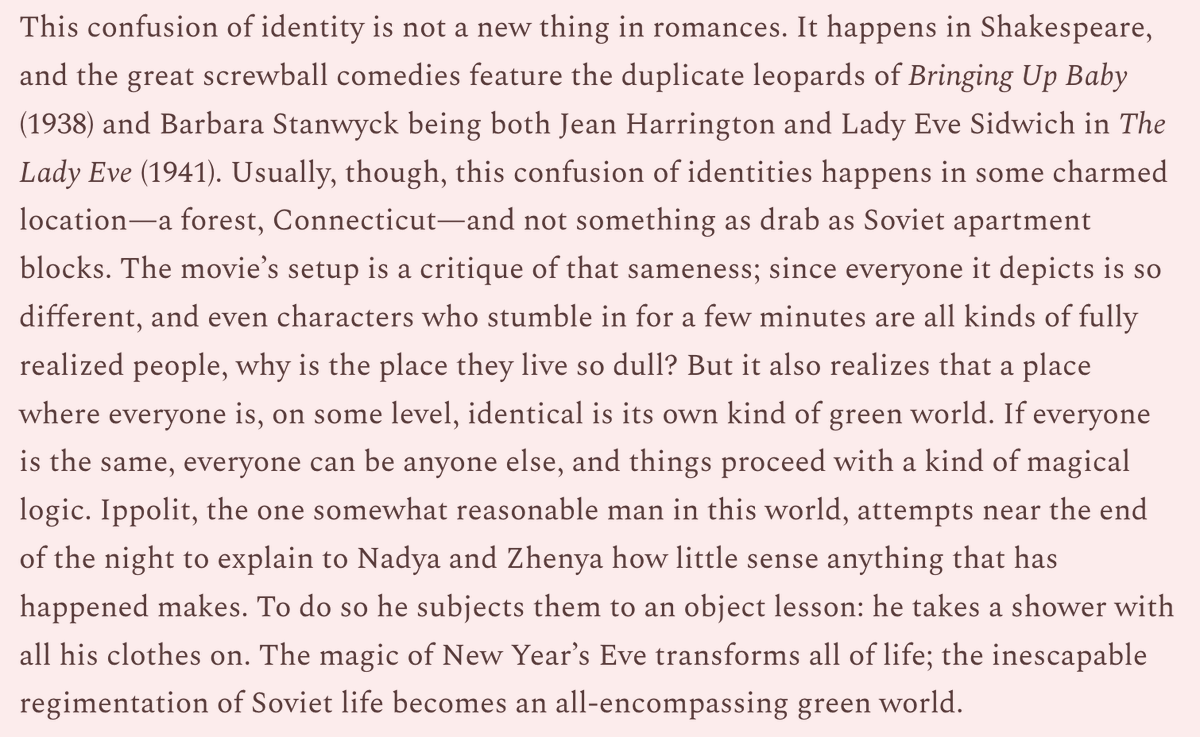 stevielark's tweet photo. Readers of the @washingreview would have heard me discuss THE IRONY OF FATE, one of the greatest romantic comedies from anywhere, last month https://t.co/yHwtlif0Ke https://t.co/KodfjLgXUS