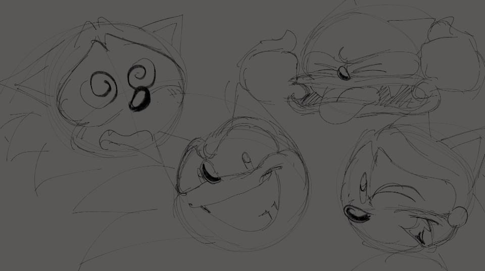 I've been experimenting and taking in a more inspo for how I draw sonic !