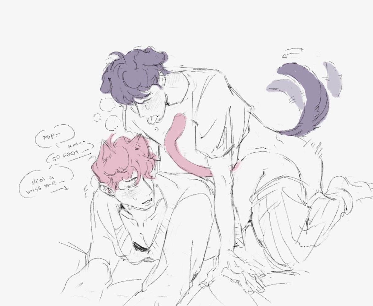 bbgwoong's tweet photo. puppy &amp; kitty taeljyung 🐾 https://t.co/FxcdSlb9jL