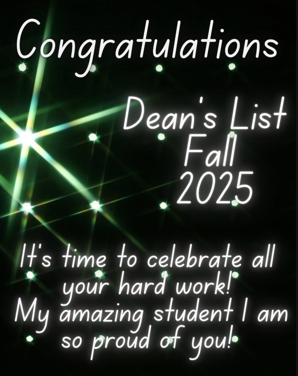 Deans List!