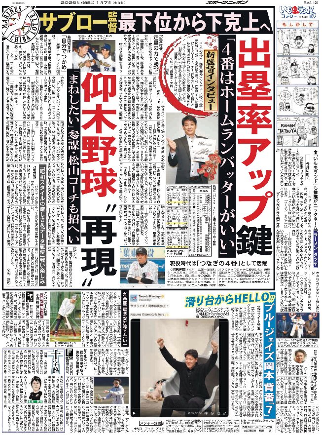 スポーツニッポン新聞社（スポニチ）【公式】 (@sponichiannex