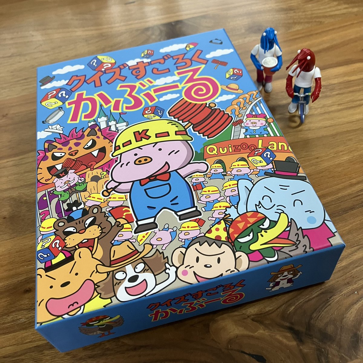 nusfrog's tweet image. クイズ×すごろく❗️
『クイズすごろくかぶーる』

クイズと言ってもなぞなぞというより、皆んなが思いつきそうな質問系で、回答がかぶると、先に答えた人しか動けないっ🎲素早く出しつつ、かぶられるのが1番進む🔥トップ走ってると「邪魔するのねん」とお邪魔キャラが取り憑く😱ワイワイ楽しい😆