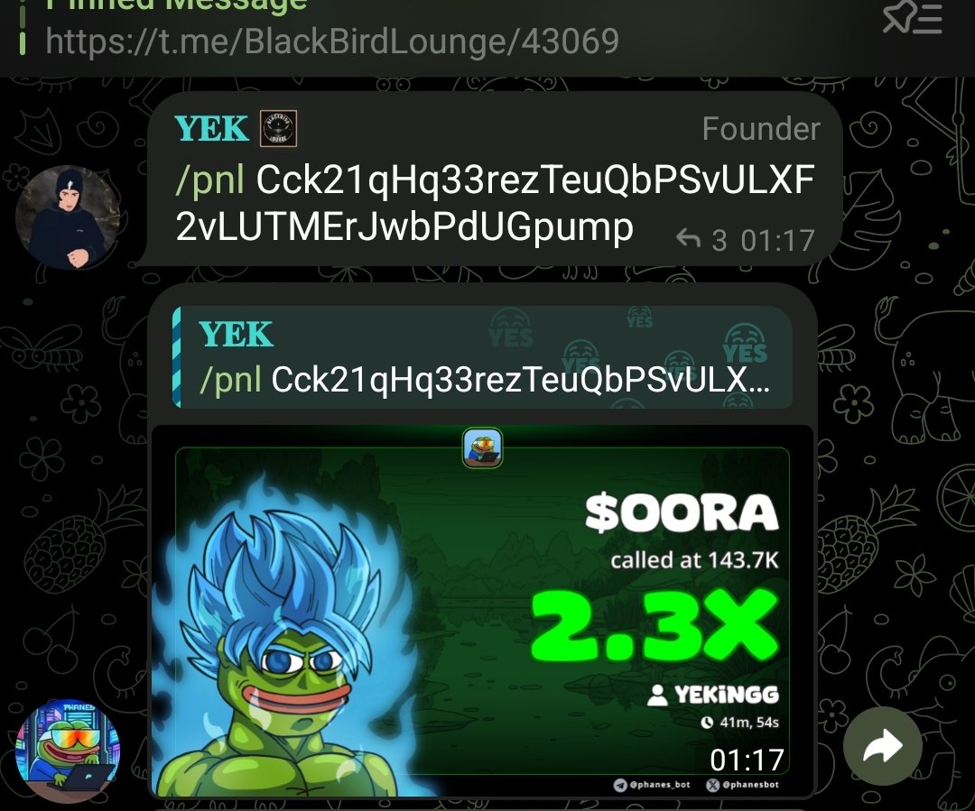 YekTrades's tweet image. $OORA (2.3x ✅)

140k → 340k

I told you.

Now sitting around 210k MC.

Cck21qHq33rezTeuQbPSvULXF2vLUTMErJwbPdUGpump
