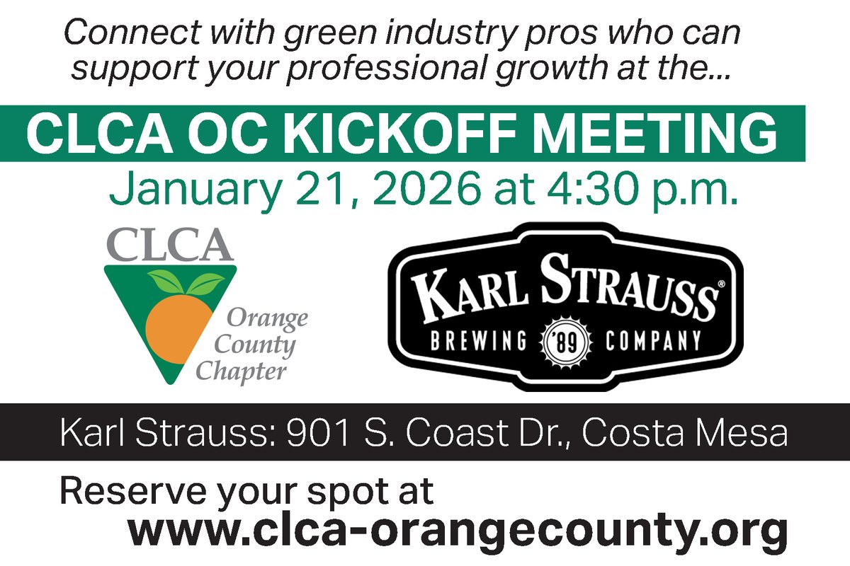 Join us at Karl Strauss Brewing Co. in Costa Mesa on January 21 at 4:30 p.m. Don't miss this great networking event where you'll connect with professionals who can help you grow, both professionally and personally. Link to register: lp.constantcontactpages.com/ev/reg/b27yrr3