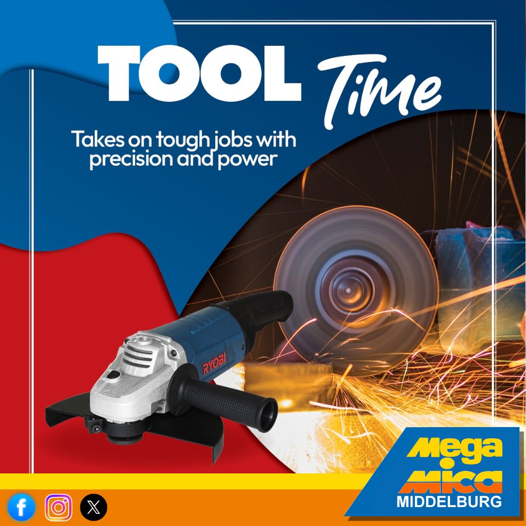MIDMiCA's tweet image. When there’s work to be done, the Ryobi 2000W Angle Grinder keeps up. 💪

Fitted with a 230mm disc, it handles cutting, grinding and polishing jobs that need focus and follow-through.

For more enquiries please feel free to call us.
☎️ 013 590 067

#Ryobi #Powertools #Middelburg