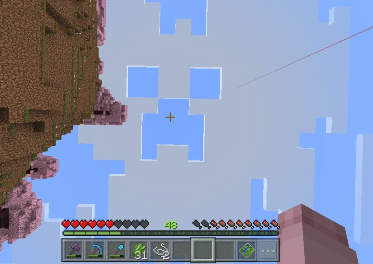 oddinaryuva's tweet image. uau essa foi a nuvem mais cinematograficamente minecraft que eu ja vi