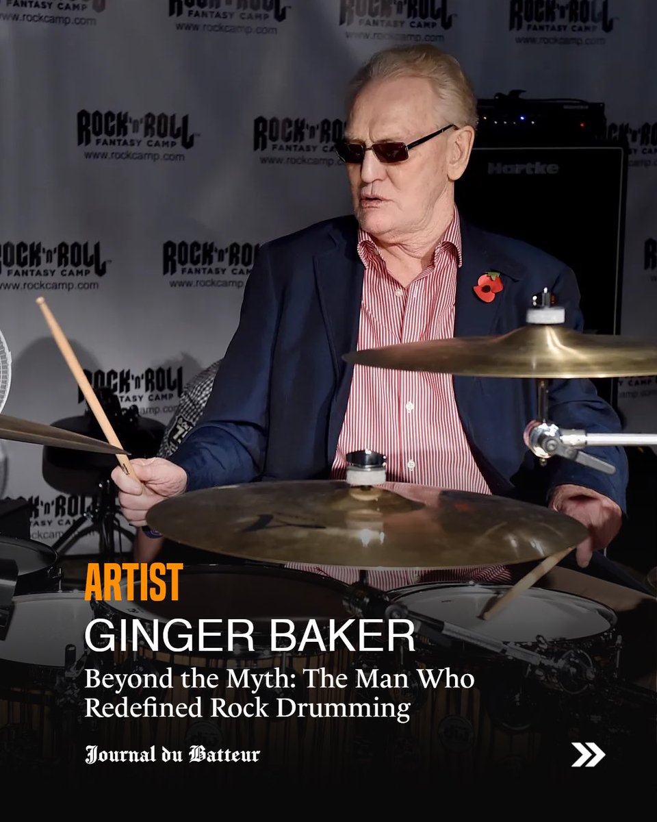 JDBMagOff's tweet photo. 🇬🇧 Ginger Baker is often distilled to his volcanic temperament, legendary tantrums, and blunt opinions.

🔗 Full article available in JDB#007

#Journaldubatteur #JDBMag #LeJDB #Gingerbaker https://t.co/Gtv9iK2HIQ
