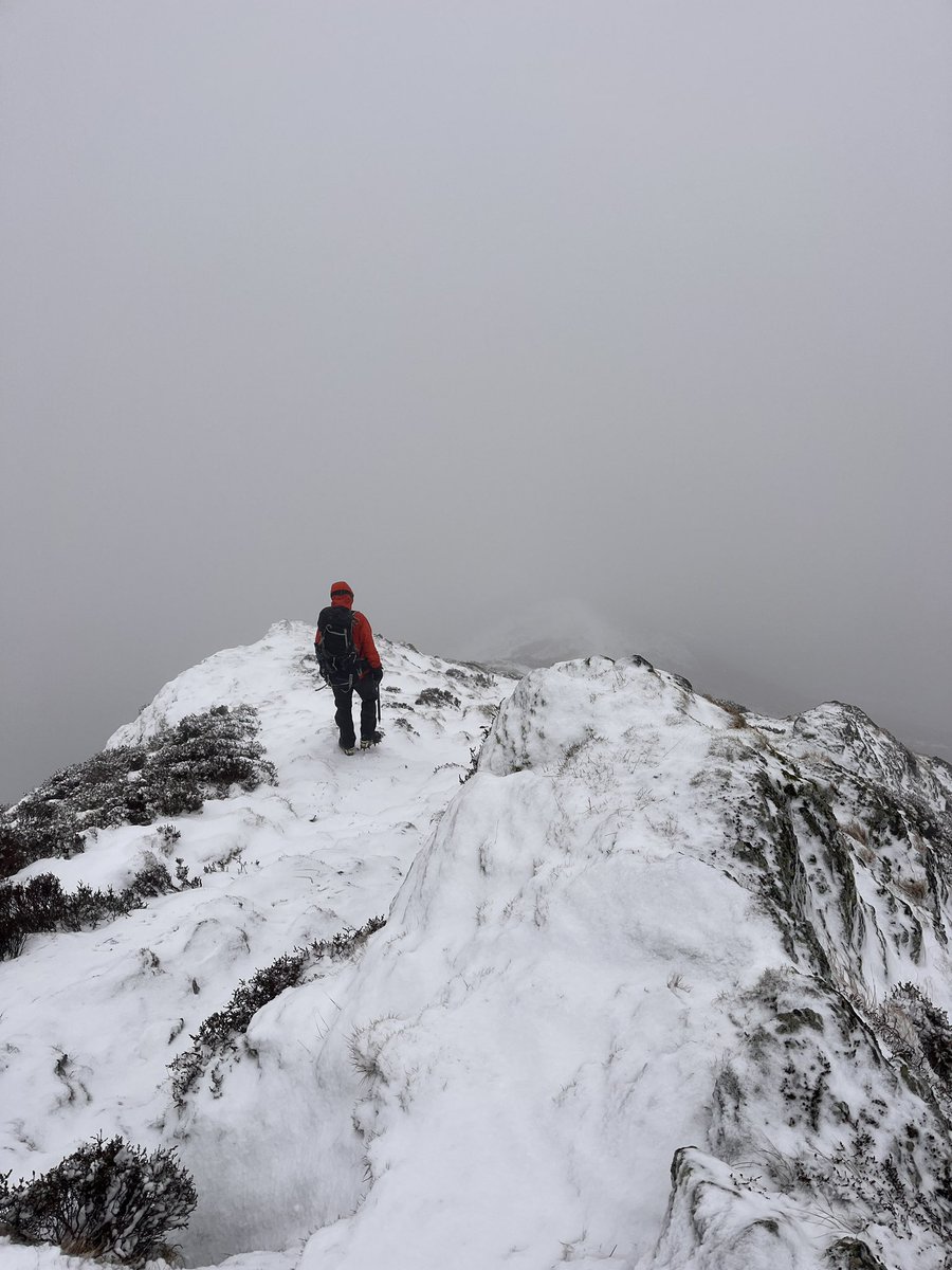 A snowy bimble up Blencathra ❄️

Less than 20 metres of visibility on the summit and a good covering of snow. Only saw two other people… I wonder why? 🤔
