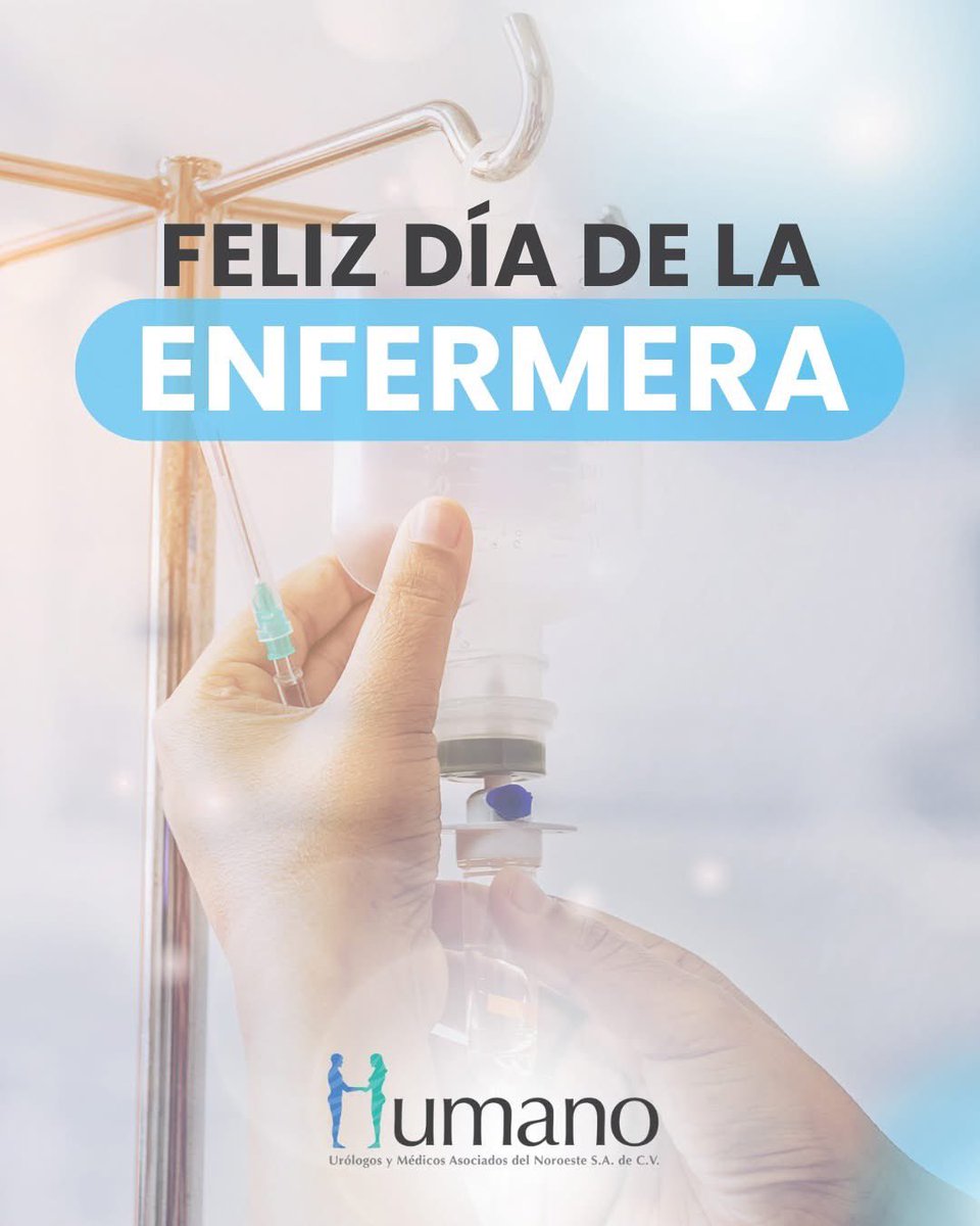 🩺En #GrupoMédicoUMANO reconocemos y agradecemos profundamente la labor de las enfermeras y los enfermeros, quienes con profesionalismo, vocación y calidad humana son parte fundamental del cuidado de cada paciente.

¡Feliz Día de la Enfermera y el Enfermero!