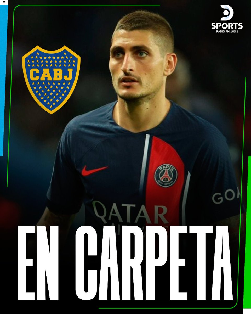 DSportsRadio's tweet image. BOCA QUIERE A MARCO VERRATTI 💣👀 

👉 El futbolista italiano es jugador libre, después de su paso por el Al-Duhail de Qatar, y desde entonces se está dedicando a la actividad gastronómica.
👉 Actualmente tiene ofertas desde Milán, pero ninguna es firme.
👉 Recibe llamados…