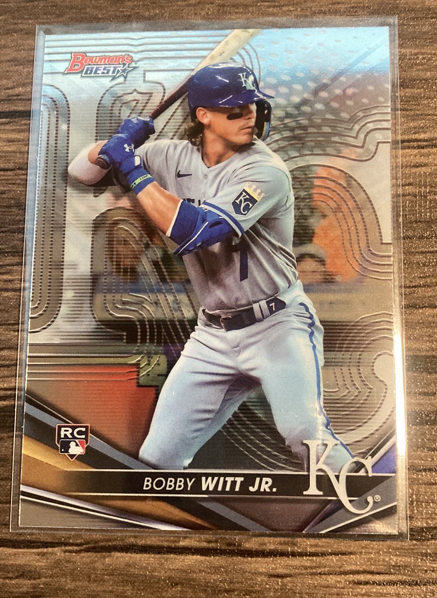 Post 118 #SmadaStacksPC

$6

2022 Bowman’s Best Bobby Witt Jr. RC
