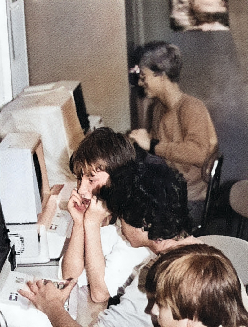 High School Computer Lab in 1986