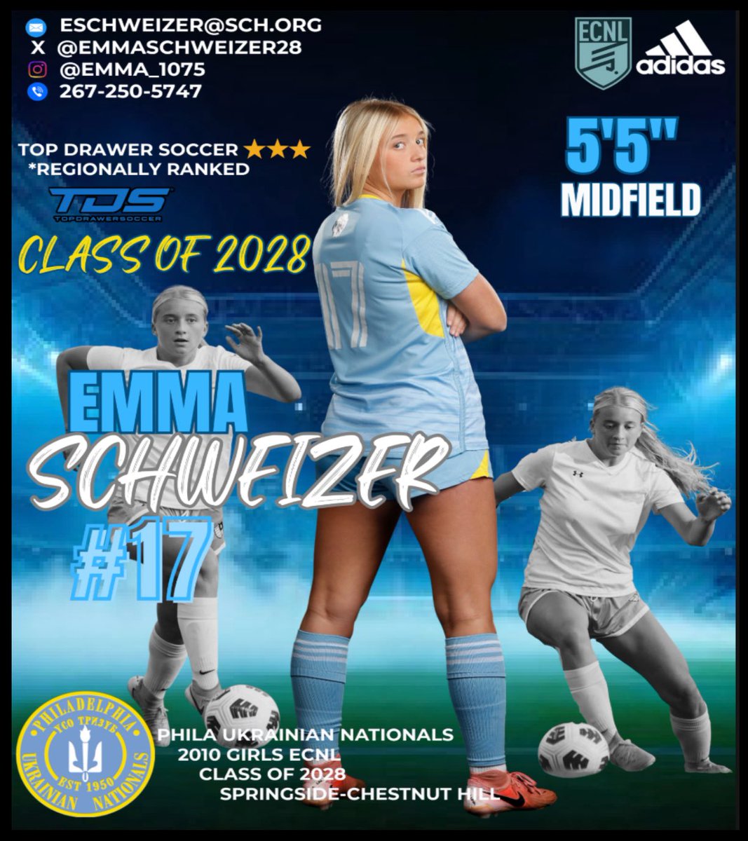 emmaschweizer28's tweet photo. Next stop, Florida! ⚽️🌴Can't wait to hit the field with my @UkrNats2010ECNL  teammates this weekend. @TopDrawerSoccer @PrepSoccer @NCAAWomenSoccer https://t.co/m2jaHybE2t