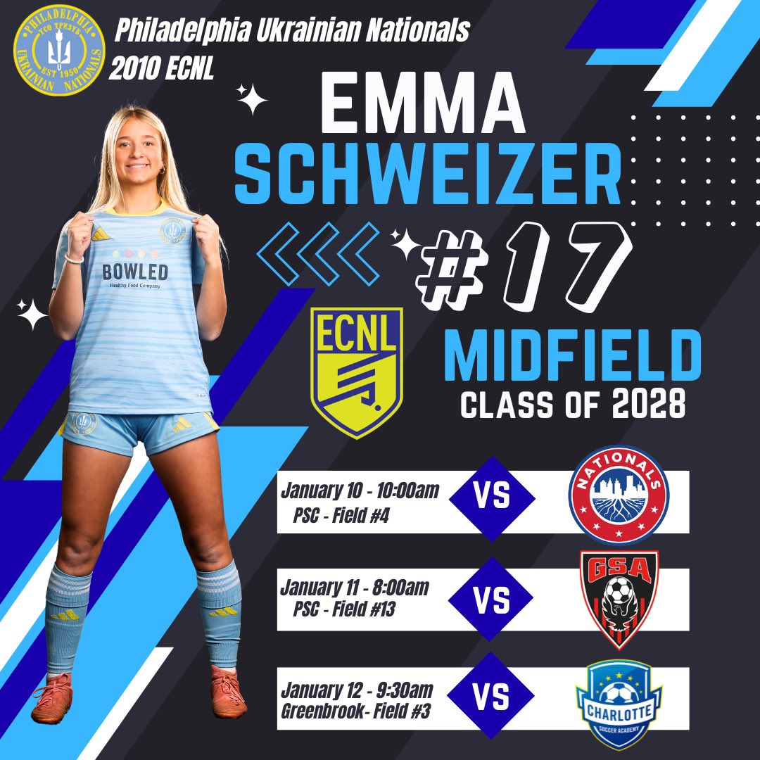 emmaschweizer28's tweet photo. Next stop, Florida! ⚽️🌴Can't wait to hit the field with my @UkrNats2010ECNL  teammates this weekend. @TopDrawerSoccer @PrepSoccer @NCAAWomenSoccer https://t.co/m2jaHybE2t
