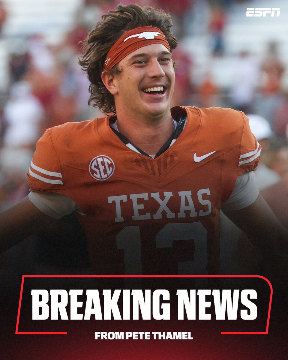 espn's tweet image. Breaking: Former Texas receiver Parker Livingstone has committed to Oklahoma, sources told @PeteThamel.

He took visits to Indiana and OU and decided to pick his former school's arch rival.

Get breaking news alerts from Pete Thamel through the ESPN App: espn.smart.link/4k7hu604e