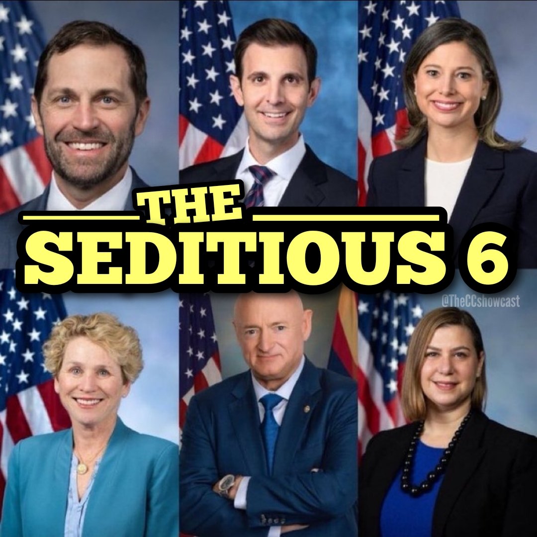 TheCCShowcast's tweet image. The SEDITIOUS SIX must be held accountable.