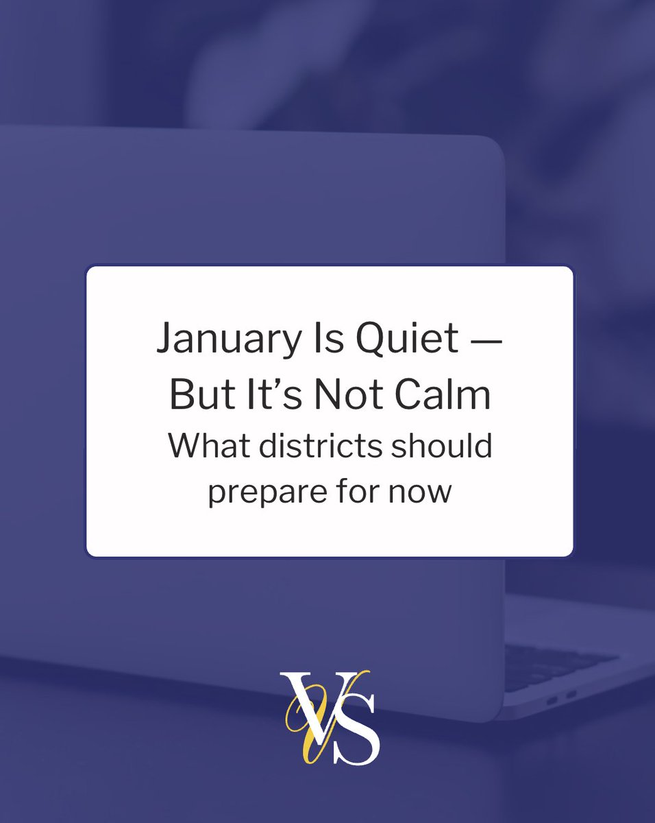 vsopher's tweet image. January feels calm, but superintendents know it’s the quiet before the questions start.

Preparation, not panic, matters: clear plans, aligned messaging, and teams ready to respond calmly and consistently.

If you want a thought partner, message me anytime.

#K12Leadership
