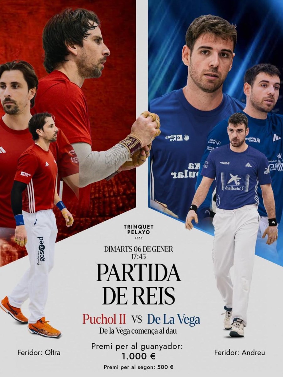 pilotagodella's tweet photo. Hem vingut amb jugadors del CPV Manises (@CPVmanises) a la partida de Reis (Reixos) al de Pelai.

Molt ben jugat per part dels dos jugadors, em pogut gaudir d’una molt bona vesprada de pilota al seu nivell més alt. 

Acabant amb patxaran de germanor reglamentari. https://t.co/QT8TDhwVru