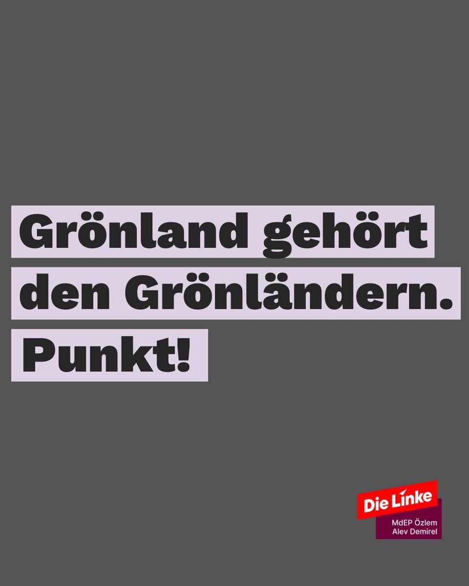 Sehr gut, liebe Linke. Sehe ich auch so. Und jetzt Teil 2 der Lernkurve. Alle zusammen: Deutschland gehört den …