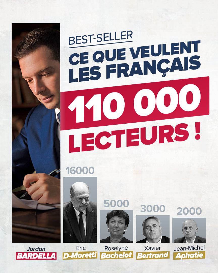 Jordan Bardella tweet media