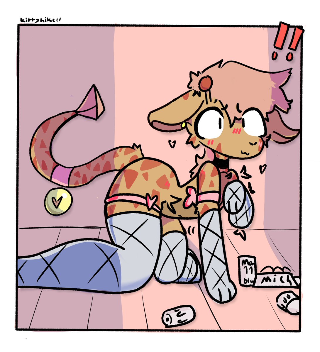 Just being a cute giraffe is all .

A very nice art piece  by <a href="/Kittyhike/">Meowm!!</a>