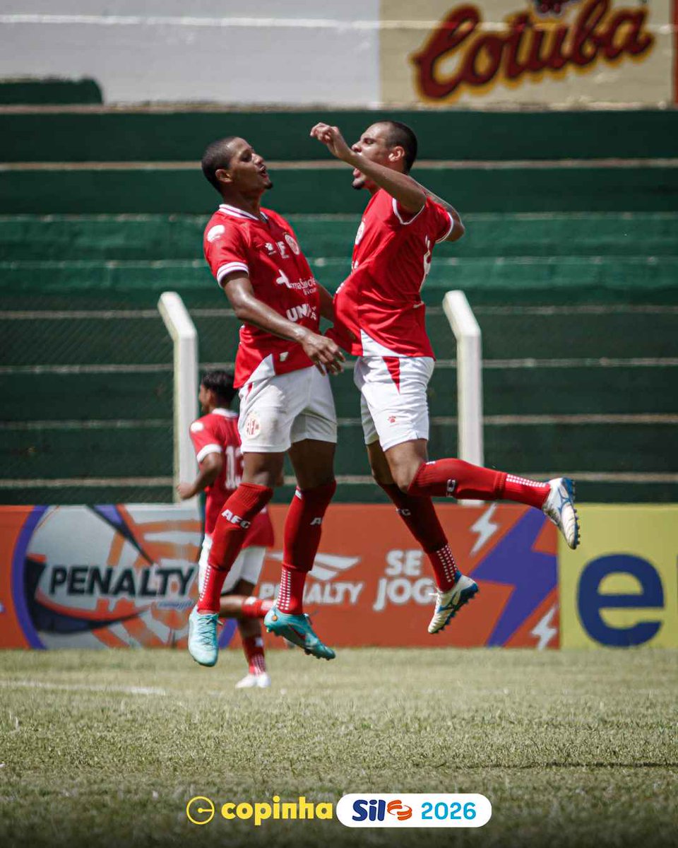 A MAIOR VITÓRIA DO <a href="/AmericaFCNatal/">América-RN</a> NA HISTÓRIA DA @copinha!
O América alcançou um feito histórico com a goelada de 5 a 0 para cima do Tanabi pela segunda rodada da #CopinhaSil2026!
📷Cleder R Damasceno