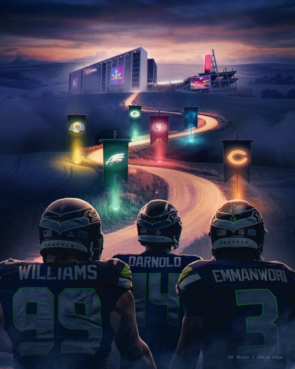 Seahawks's tweet image. The work continues.