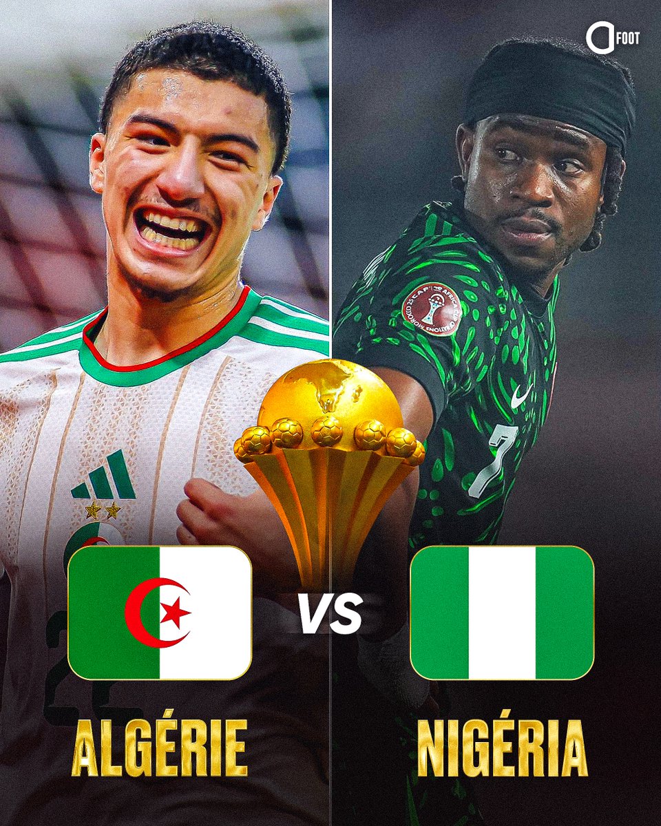 🚨 OFFICIEL ! 𝗢𝗡 𝗔𝗨𝗥𝗔 𝗟𝗘 𝗗𝗥𝗢𝗜𝗧 𝗔̀ 𝗨𝗡 𝗦𝗔𝗖𝗥𝗘́ 𝗖𝗛𝗢𝗖 𝗘𝗡 𝗤𝗨𝗔𝗥𝗧𝗦 𝗗𝗘 𝗙𝗜𝗡𝗔𝗟𝗘 𝗗𝗘 𝗟𝗔 𝗖𝗔𝗡 𝟮𝟬𝟮𝟱 ! ⚔️🤯🥵

ALGÉRIE 🇩🇿 ⚡️ 🇳🇬 NIGÉRIA 

Ce sera samedi à 17h ! 📅