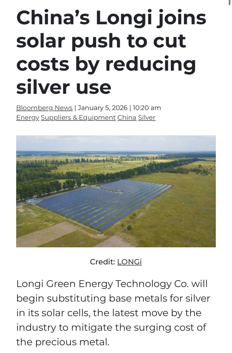 This is why Silver will never truly be an industrial metal