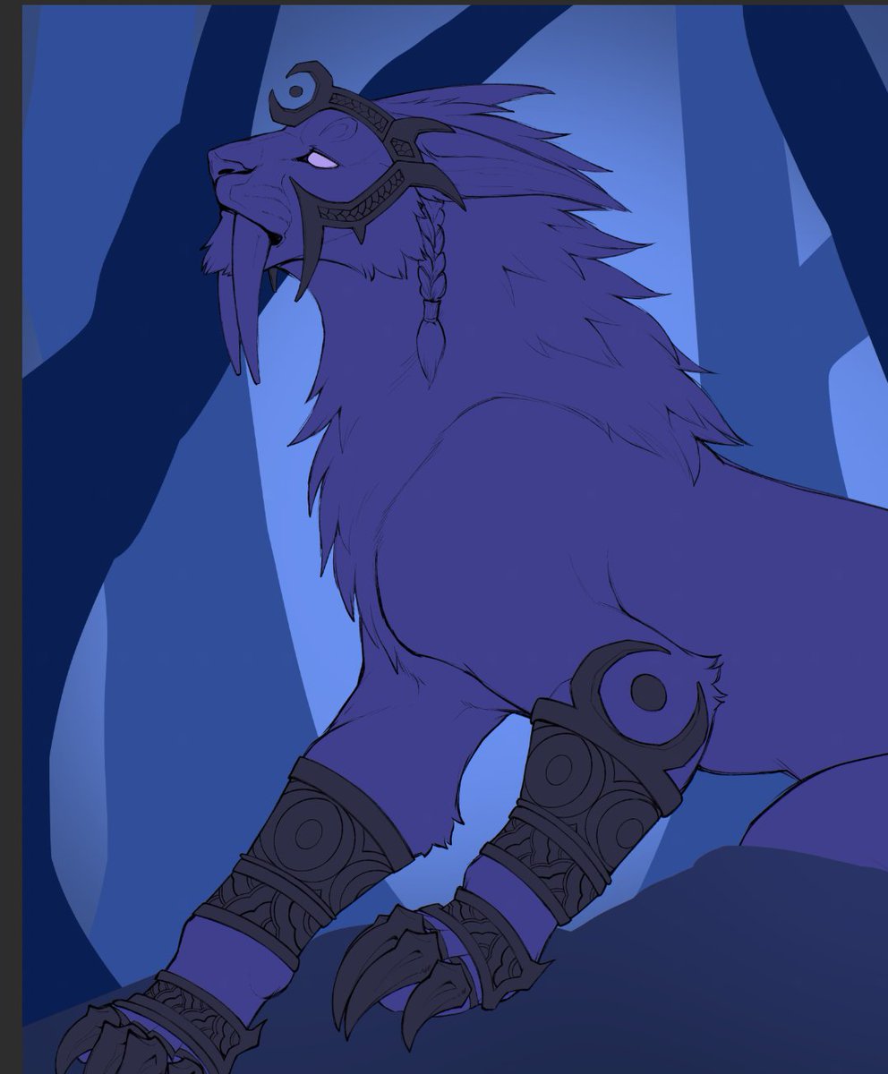 Slumbears's tweet image. oh and as a treat - workin' on more druid stuff on the side :3